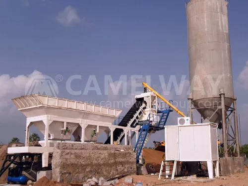 25 Mobile Concrete Mixing Plant 