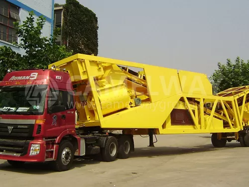 YHZS25 Mobile Concrete Plant 