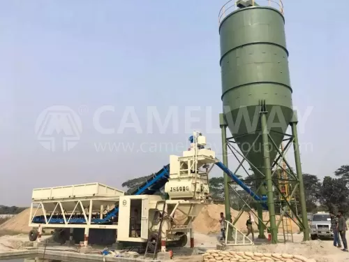 YHZS25 Mobile Concrete Batching Plant