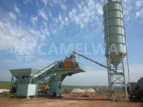 YHZS50 Mobile Concrete Batching Plant