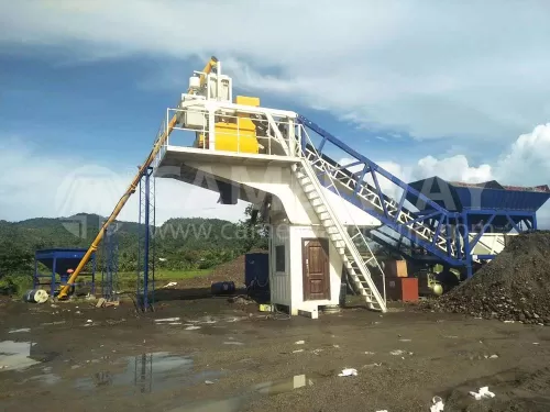 YHZS50 Mobile Concrete Plant