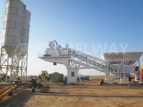 YHZS75 Mobile Concrete Mixing Plant